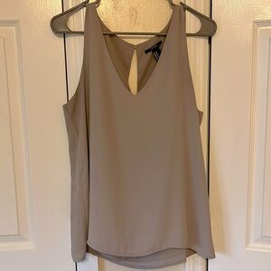 Forever 21 Grey Sleeveless Blouse Size Medium